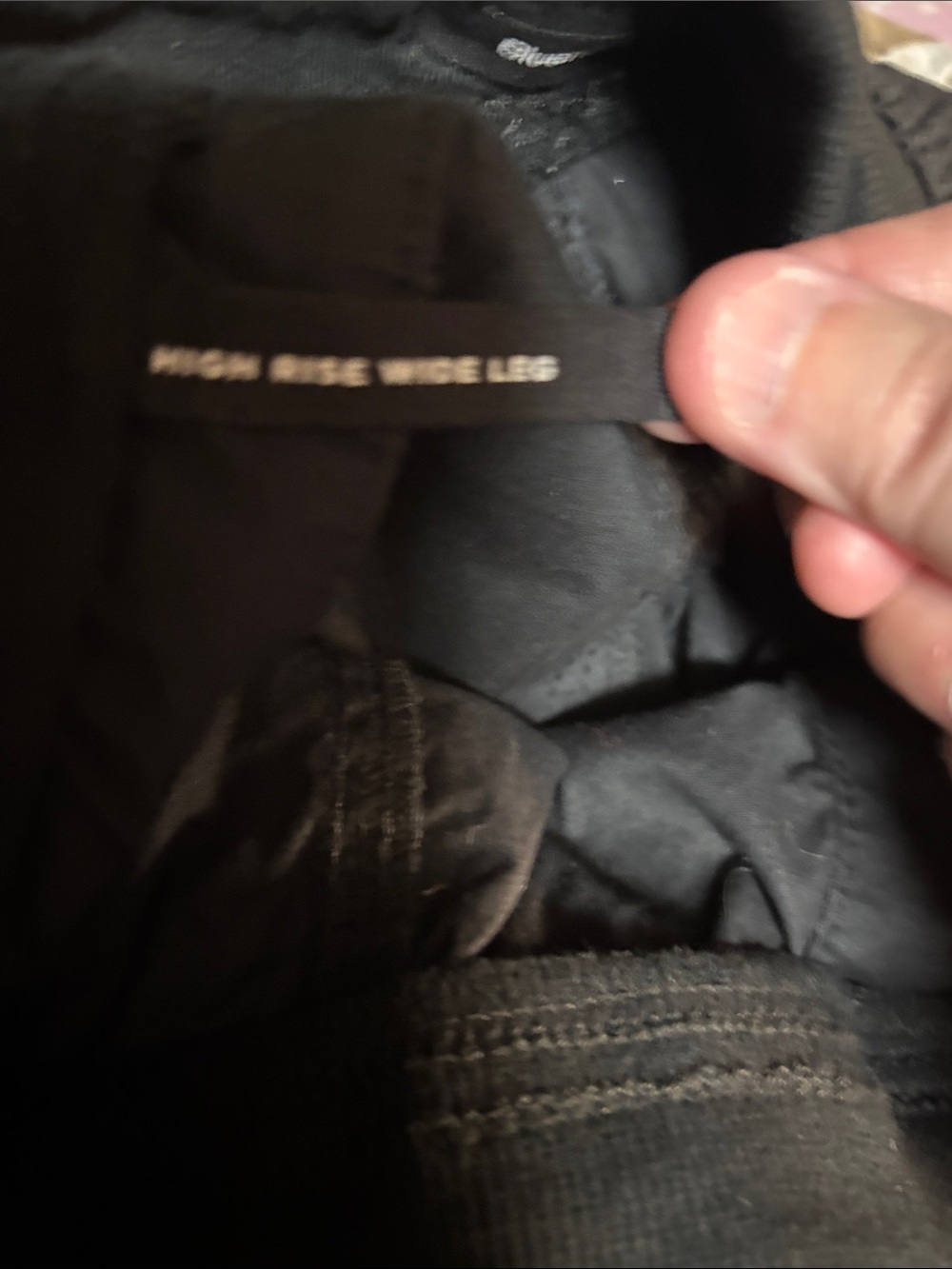 Women’s Black Cargo Drawstring Pants - Picture 4 of 5